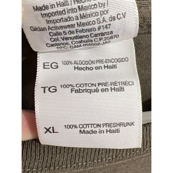 Gildan Brantley Gilbert 2013 Tour T Shirt Mens XL Short Sleeve Graphic Tee Olive - Picture 5 of 7